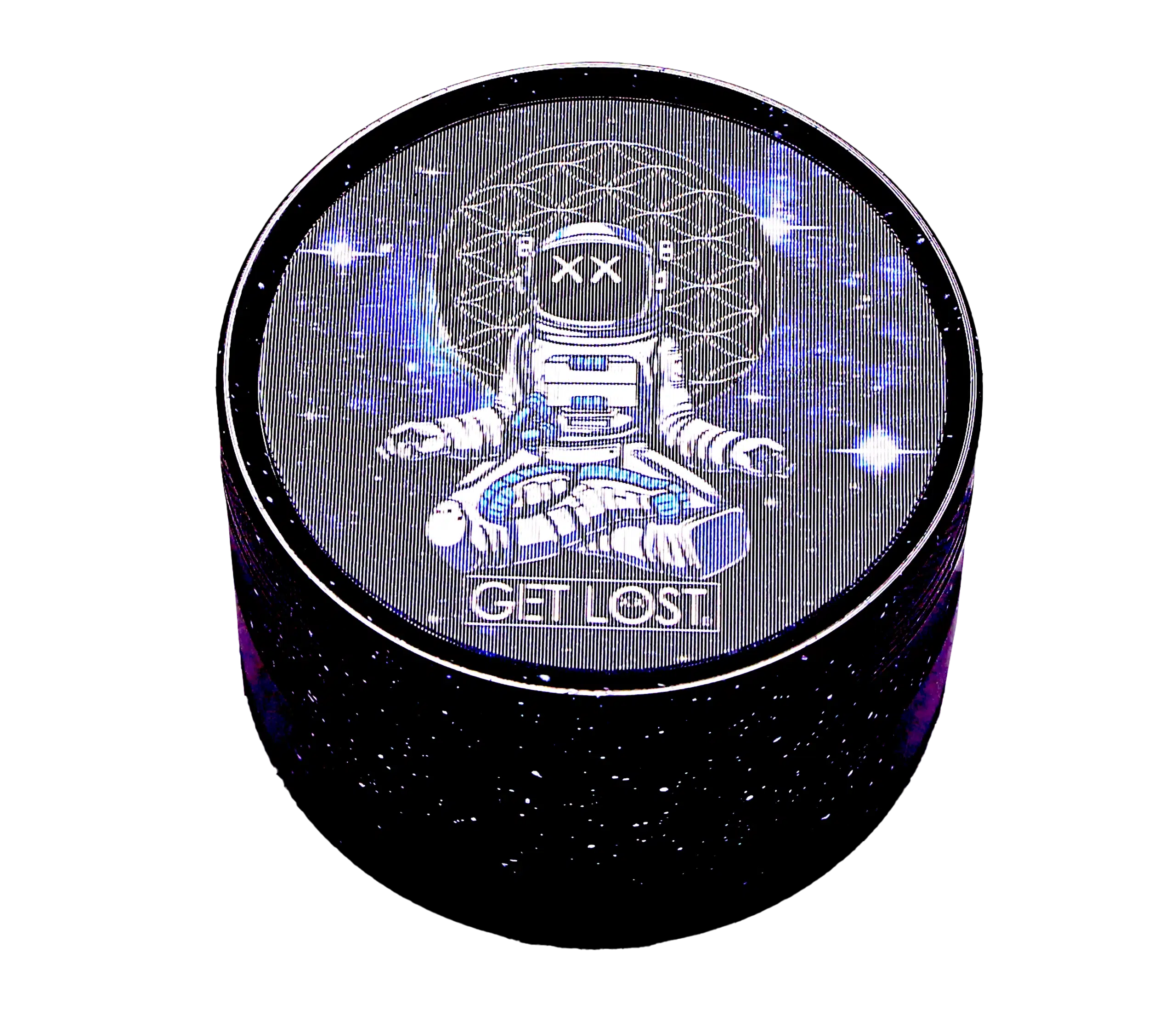 G3DG-6PK-001 - Get Lost Galaxy 3D Herb Grinders – 63mm (6 Count) Set 01 - Image 15
