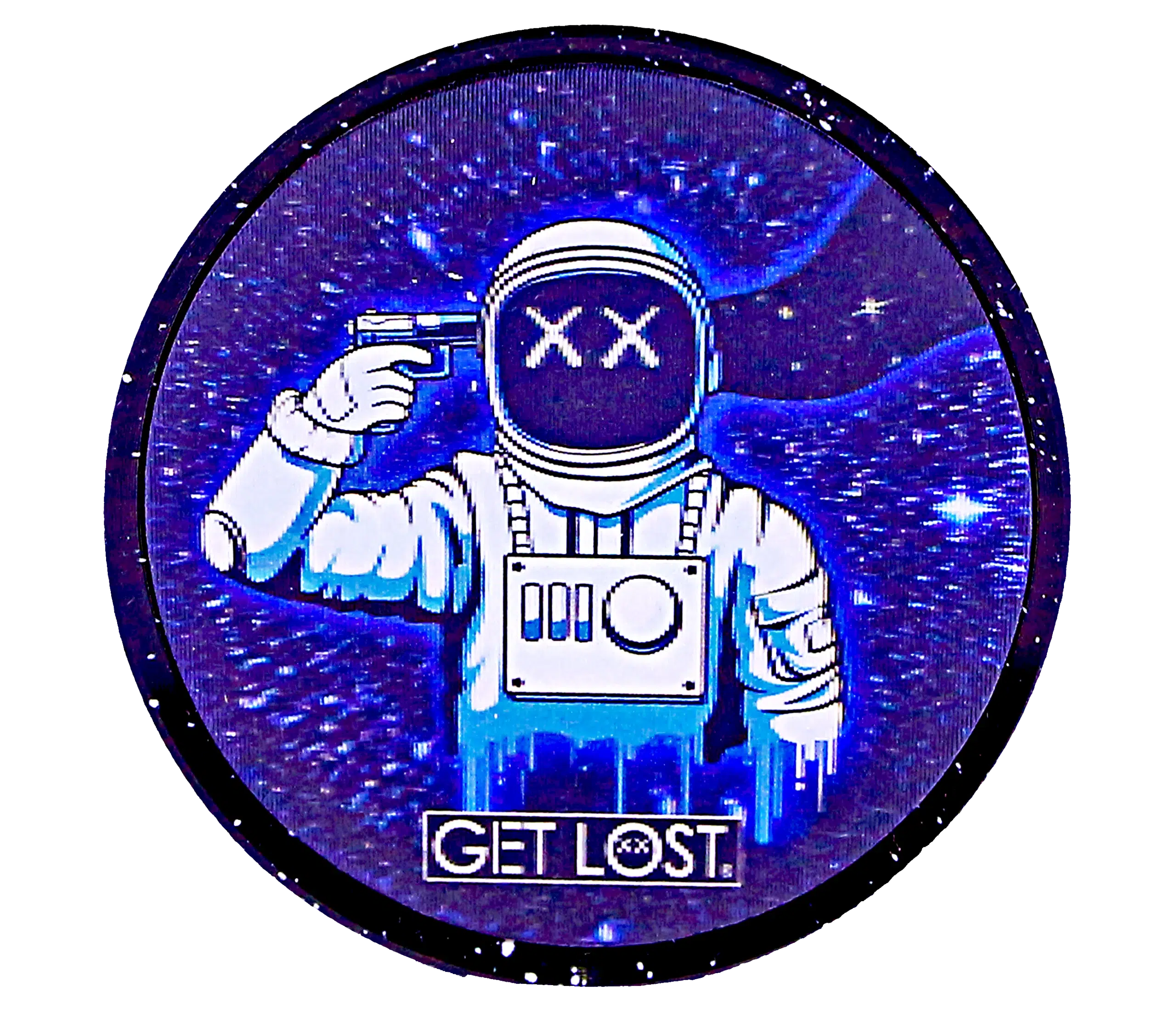 G3DG-6PK-001 - Get Lost Galaxy 3D Herb Grinders – 63mm (6 Count) Set 01 - Image 10