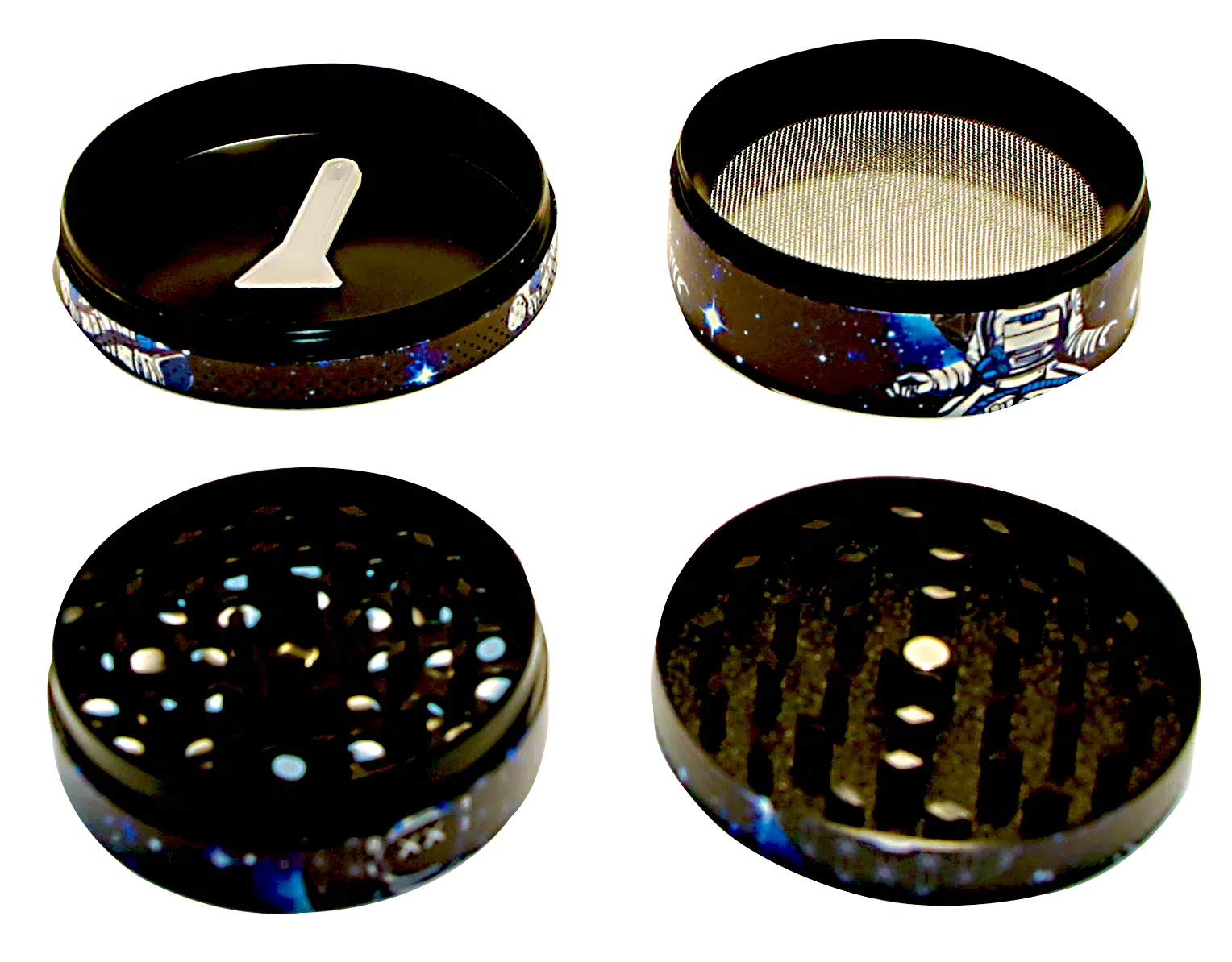 G3DG-6PK-001 - Get Lost Galaxy 3D Herb Grinders – 63mm (6 Count) Set 01 - Image 17