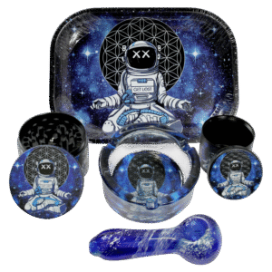 HP-GS-002 Get Lost Hand Pipe Gift Set – 5 in 1 (Astronaut Meditating)