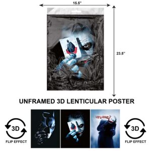3DLPNF-019 Movie - The Joker and Batman Why So Serious Large UnFramed Poster