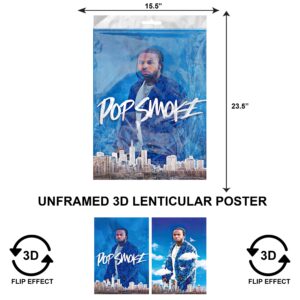 3DLPNF-023 Music - Rapper Pop Smoke Large UnFramed Poster