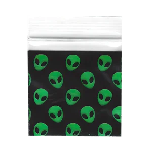 BAB-001 Apple Bag 15x15 (1000 Count) Green Alien