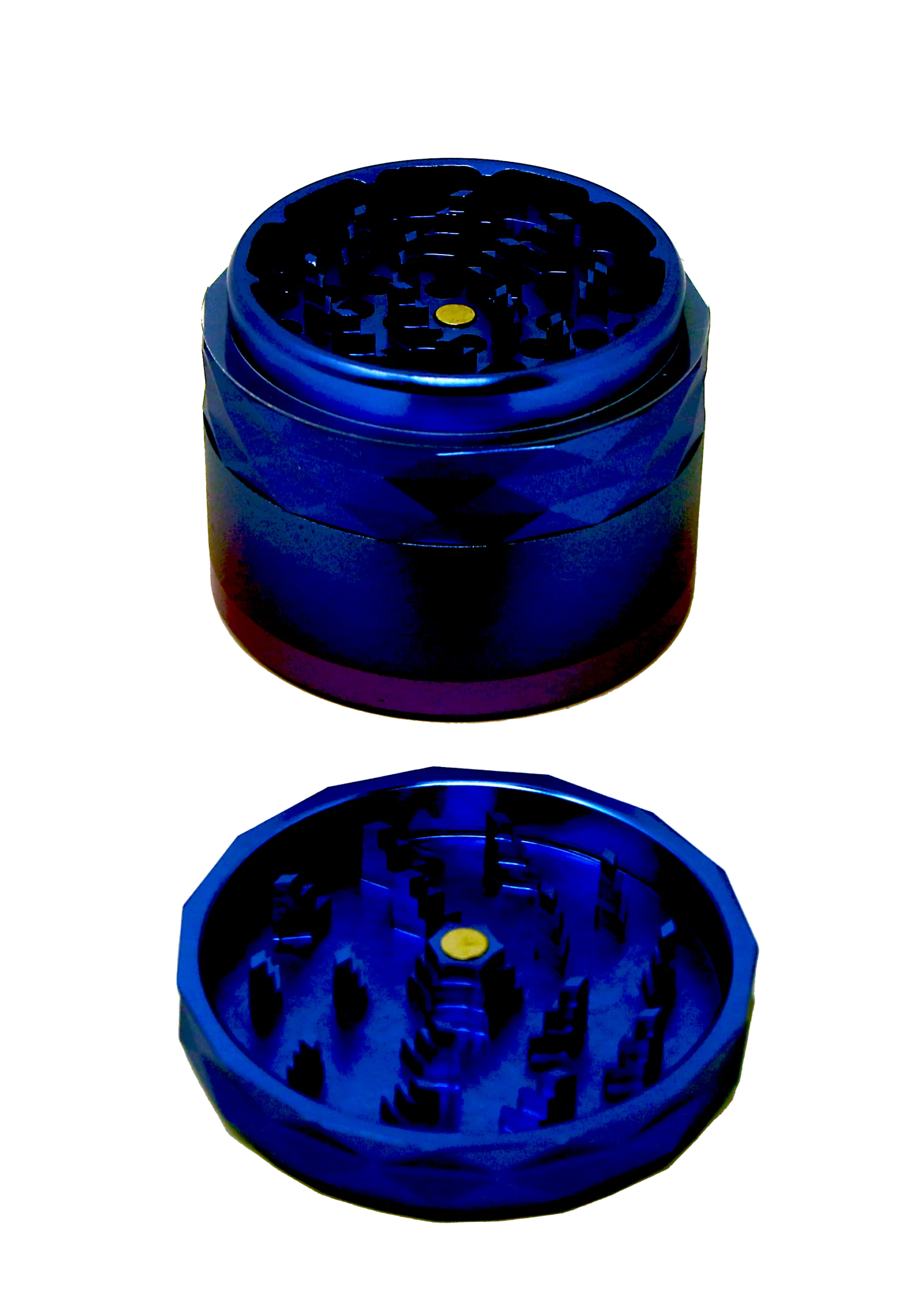 DC-PB-001 Get Lost Premium Aluminum Grinder Diamond Crusher (Blue) - Image 3