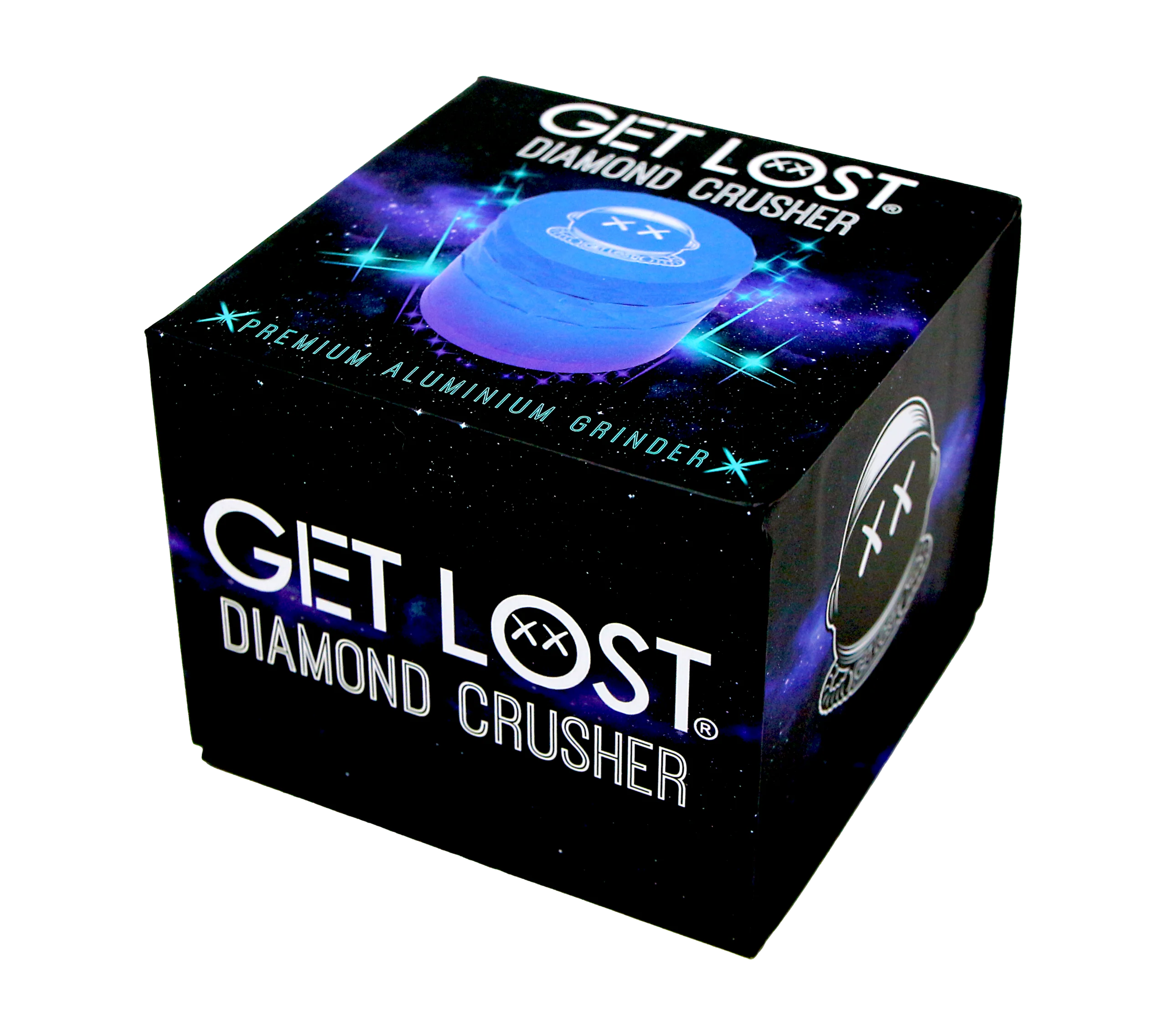 DC-PB-001 Get Lost Premium Aluminum Grinder Diamond Crusher (Blue) - Image 5