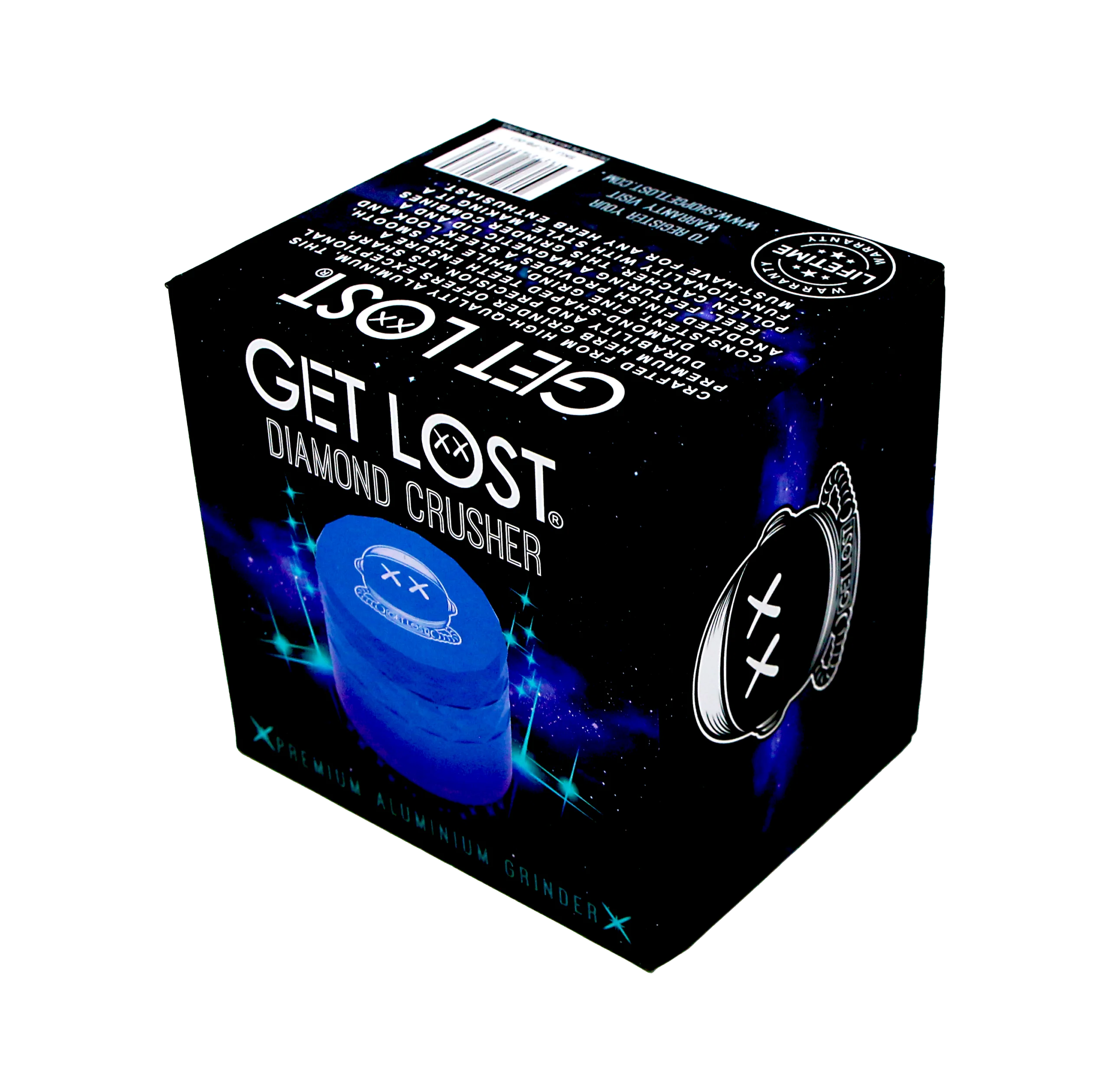 DC-PB-001 Get Lost Premium Aluminum Grinder Diamond Crusher (Blue) - Image 7