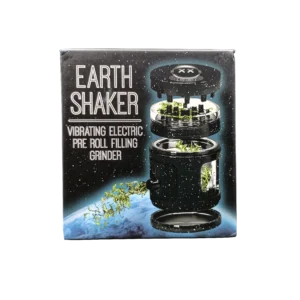 ES-BLK-001 Get Lost Earth Shaker Electric Herb Grinder & Automatic Dispenser – Rechargeable Pre-Roll Filler