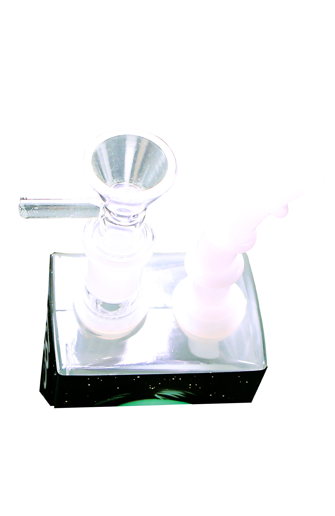 JB-009 Glass Juice Box Pipe (Cookie Monster) - Image 6