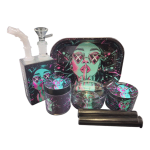 JB-GS-004 Get Lost Juice Box Gift Set 7 In 1 (Green Girl Middle Finger)