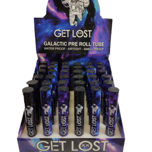 PRT-36PK-001 Get Lost Pre Roll Galaxy Tubes - Plastic (36 Count)