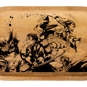 WT006_Wooden Tray - Demon Slayer 11"x7"x1"