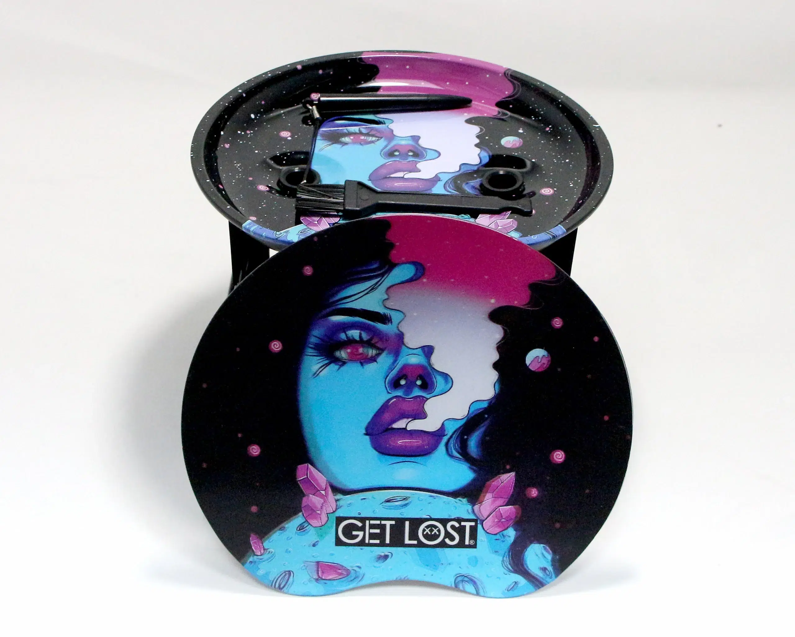 3DRTS-001 - 3D Rolling Tray Station 001 - Blue Get Lost Girl - Image 7