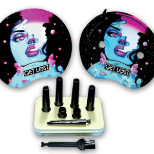 3DRTS-001 - 3D Rolling Tray Station 001 - Blue Get Lost Girl
