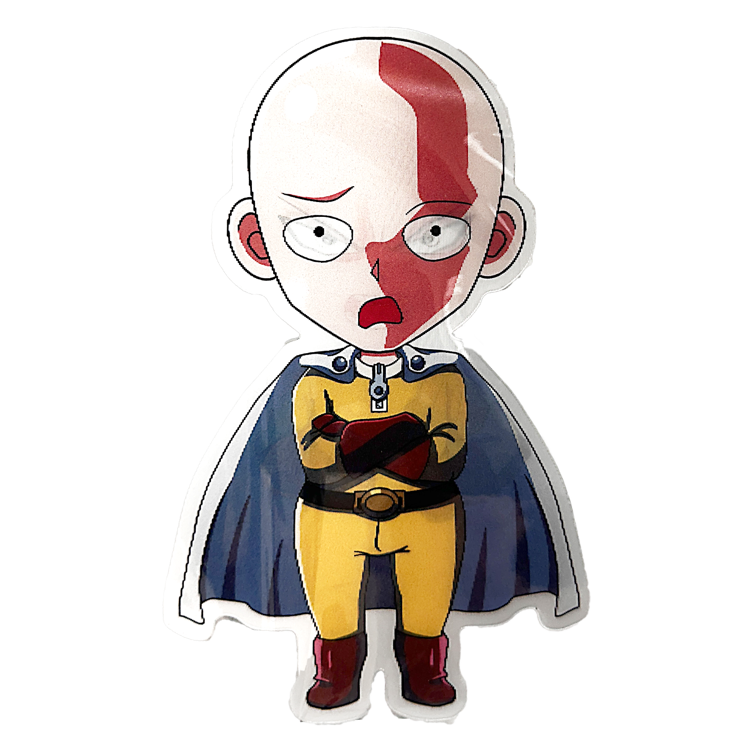 3D3DK145 Anime One-Punch Man Saitama Mini Sticker
