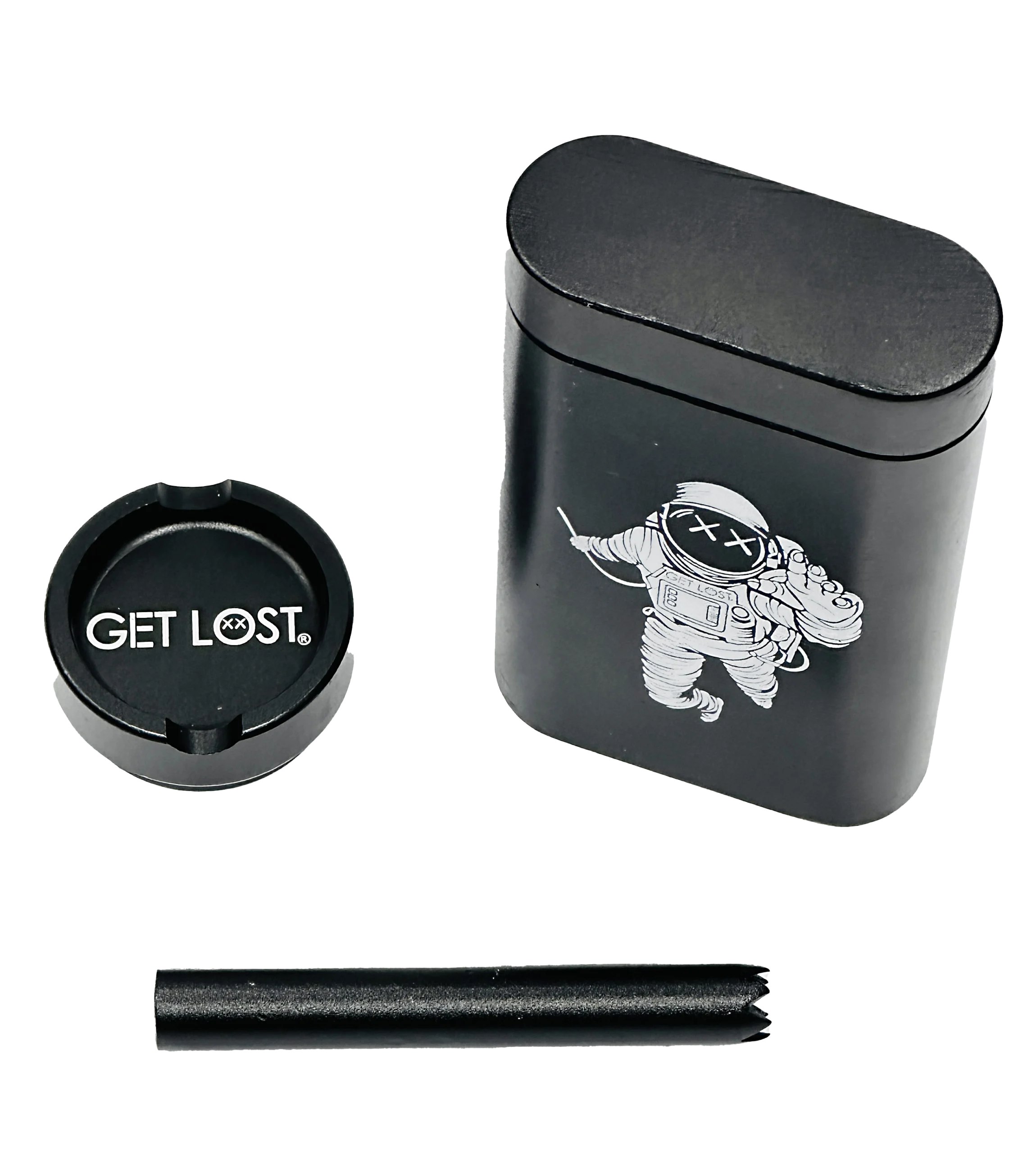MDG-BLK-002 - Get Lost Aluminum Dugout Grinder (Black) - Image 5