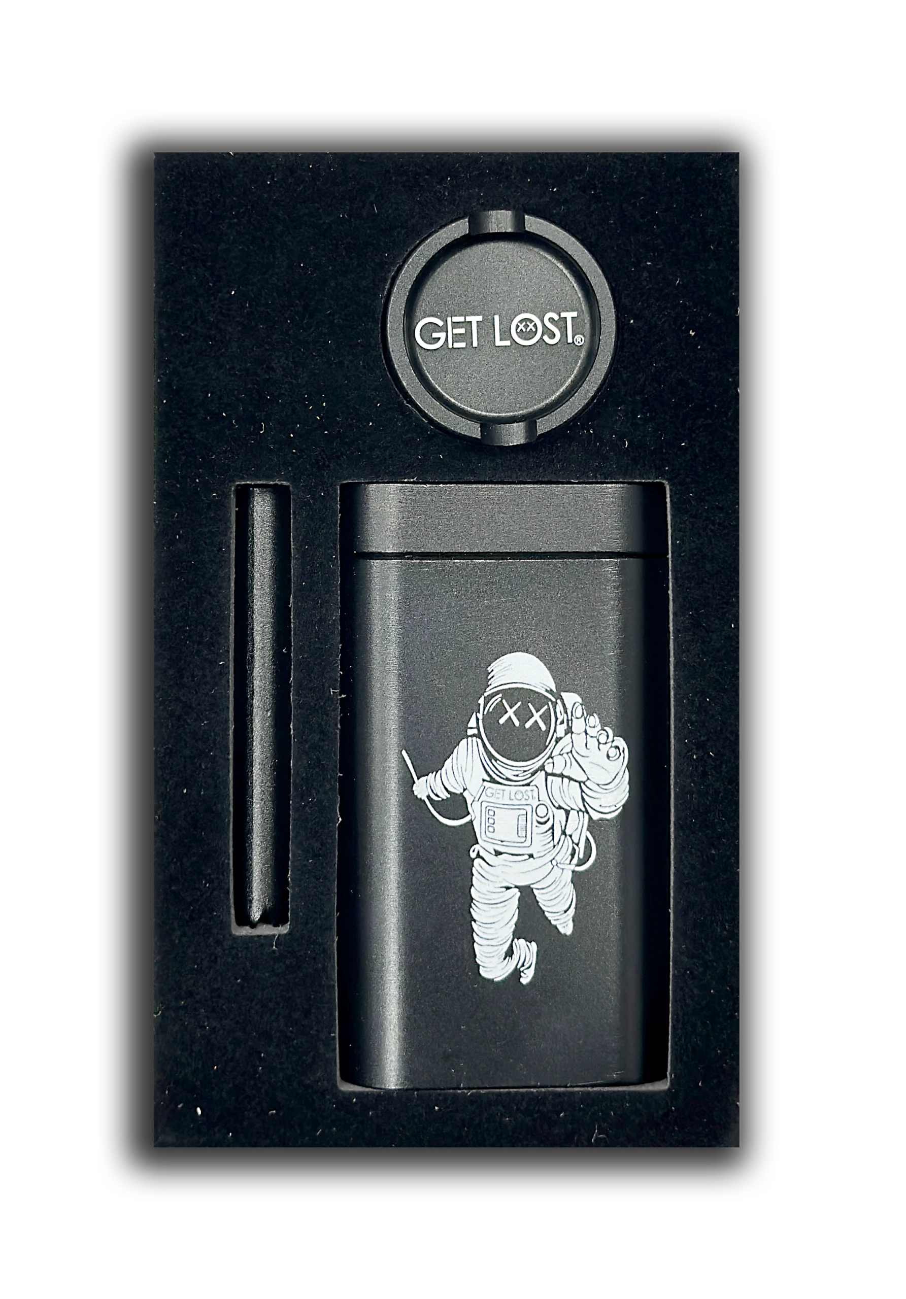 MDG-BLK-002 - Get Lost Aluminum Dugout Grinder (Black) - Image 4