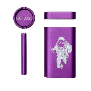 MDG-PUR-004 - Get Lost Aluminum Dugout Grinder (Purple)