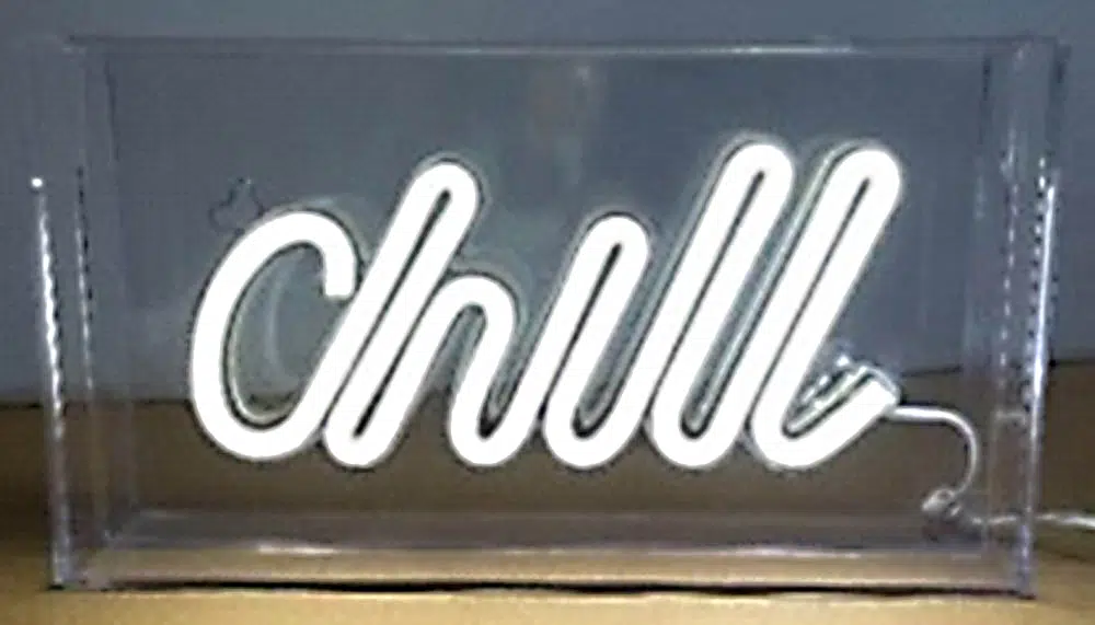 NLB-003 - Neon Light Box - Chill White