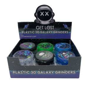 PG3DG-6PK-004 Plastic 3D Galaxy Grinder (67mm) (12 Count) Set4