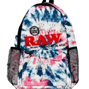 APB-052 - DBD Backpack - Raw - Tie Dye Look Pink and Blue