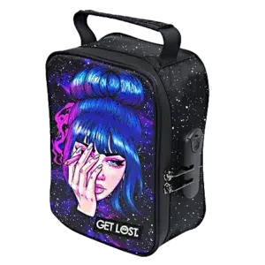 CSB-SL-005 Get Lost Premium Saffiano Leather Stash Bag (Woman With Hangover)