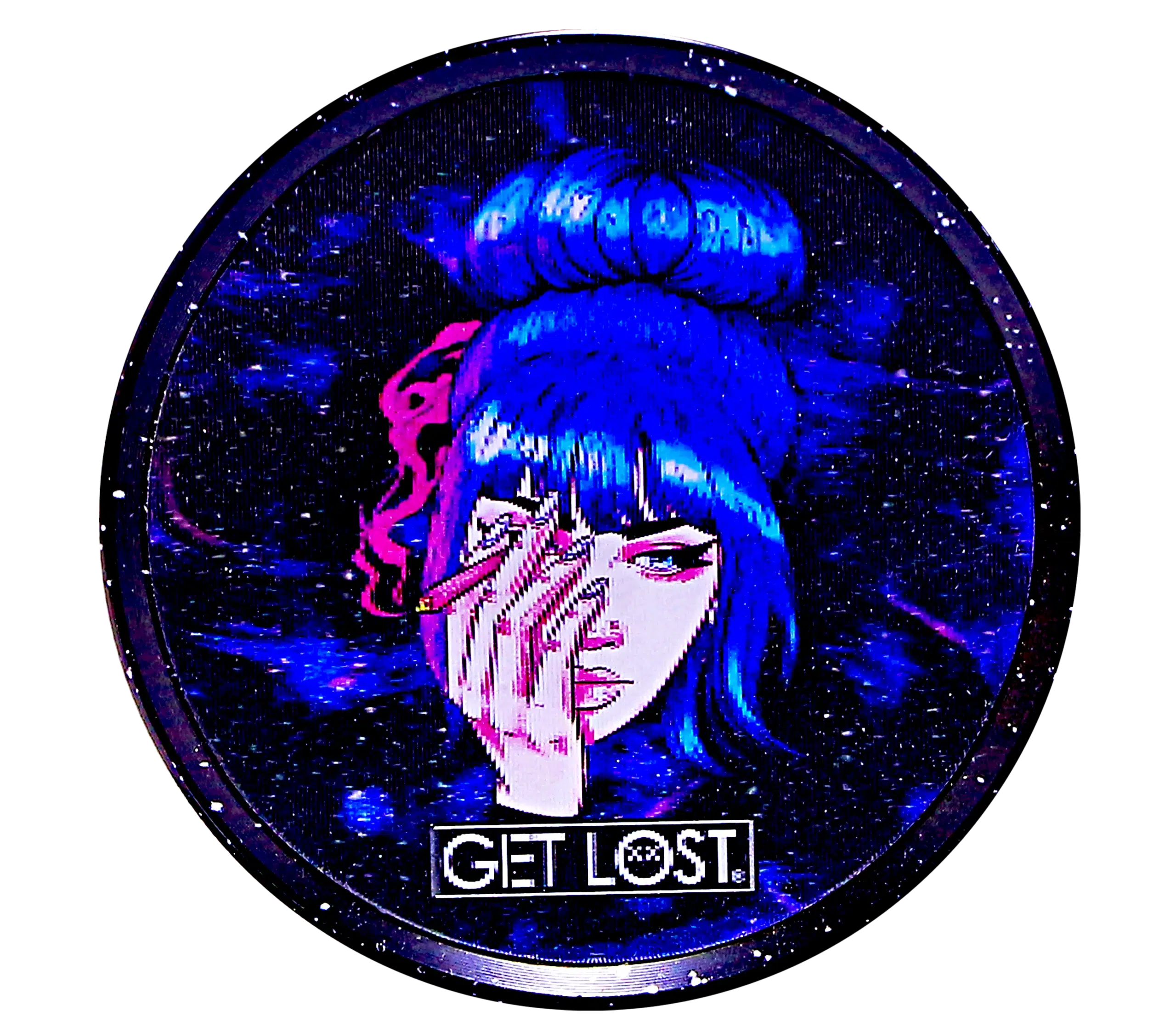 G3DG-6PK-005 - Get Lost Galaxy 3D Herb Grinders – 63mm (6 Count) Set 05 - Image 8