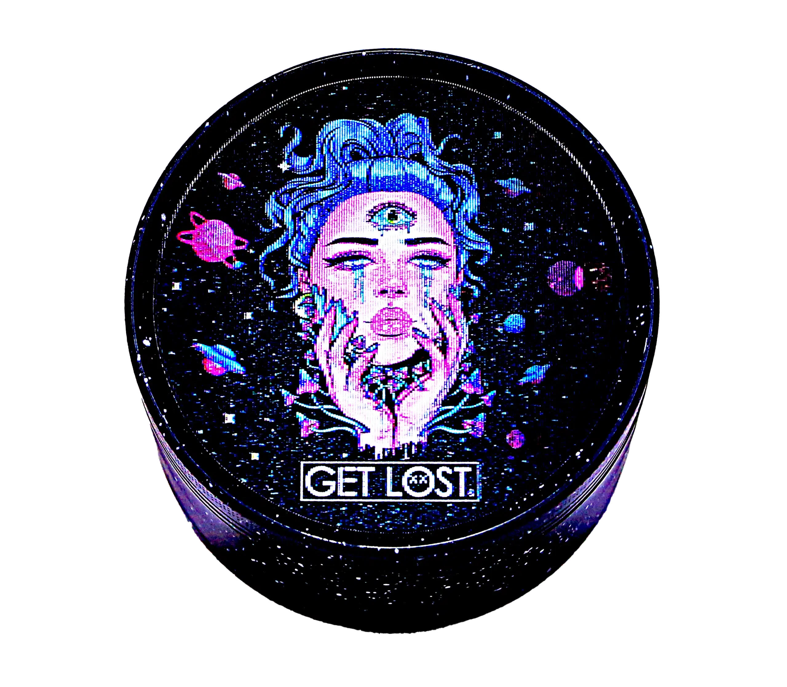 G3DG-6PK-005 - Get Lost Galaxy 3D Herb Grinders – 63mm (6 Count) Set 05 - Image 11