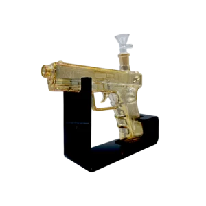 Get Lost - Auto Pistol Glass Water Pipe Kit (Gold)
