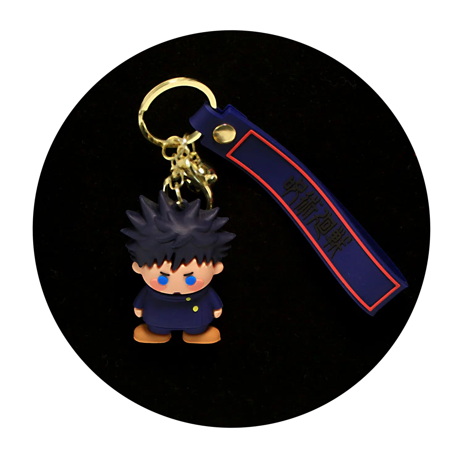 KSB-020 Anime - Jujutsu Kaisen - Megumi Fushiguro - Keychain With Silicone Band