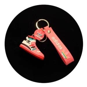 NK-SB-019 - Keychain Silicone Band - Adidas Shoe (Red)