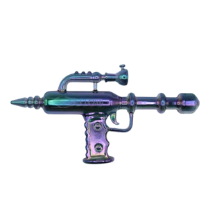 RGG-PURP-002 - Get Lost RayGun Glass Water Pipe (Purple)