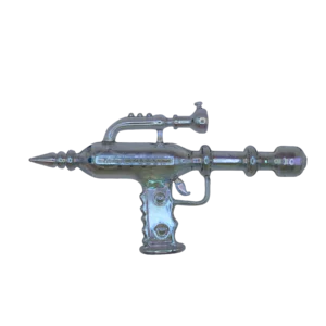 RGG-RBW-001 - Get Lost RayGun Glass Water Pipe (Rainbow)