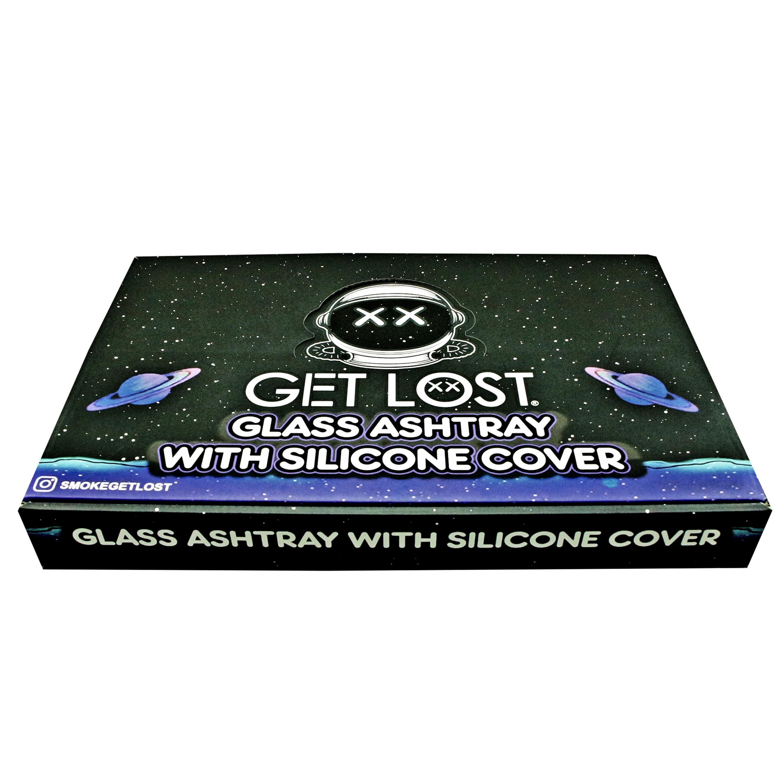 SA-6PK-011 Get Lost Glass Ashtray With Silicone Set 1 (6 Count) - Image 3