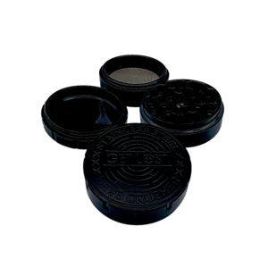 SSG-BLK-004 - Stainless Steel Herb Grinder (Black)