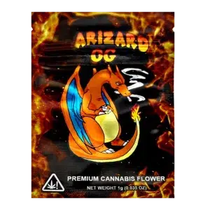 1 Gram Mylar Bag – Premium Smell-Proof Flower Packaging - Arizard OG (100 Count) CMB-1G-024