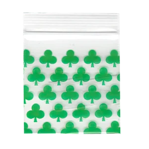 BAB-014 Apple Bag 15x15 (1000 Count) Clover Leaf