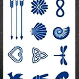 GLB-040 Semi Permanent Tattoo 2.75"x4.75"