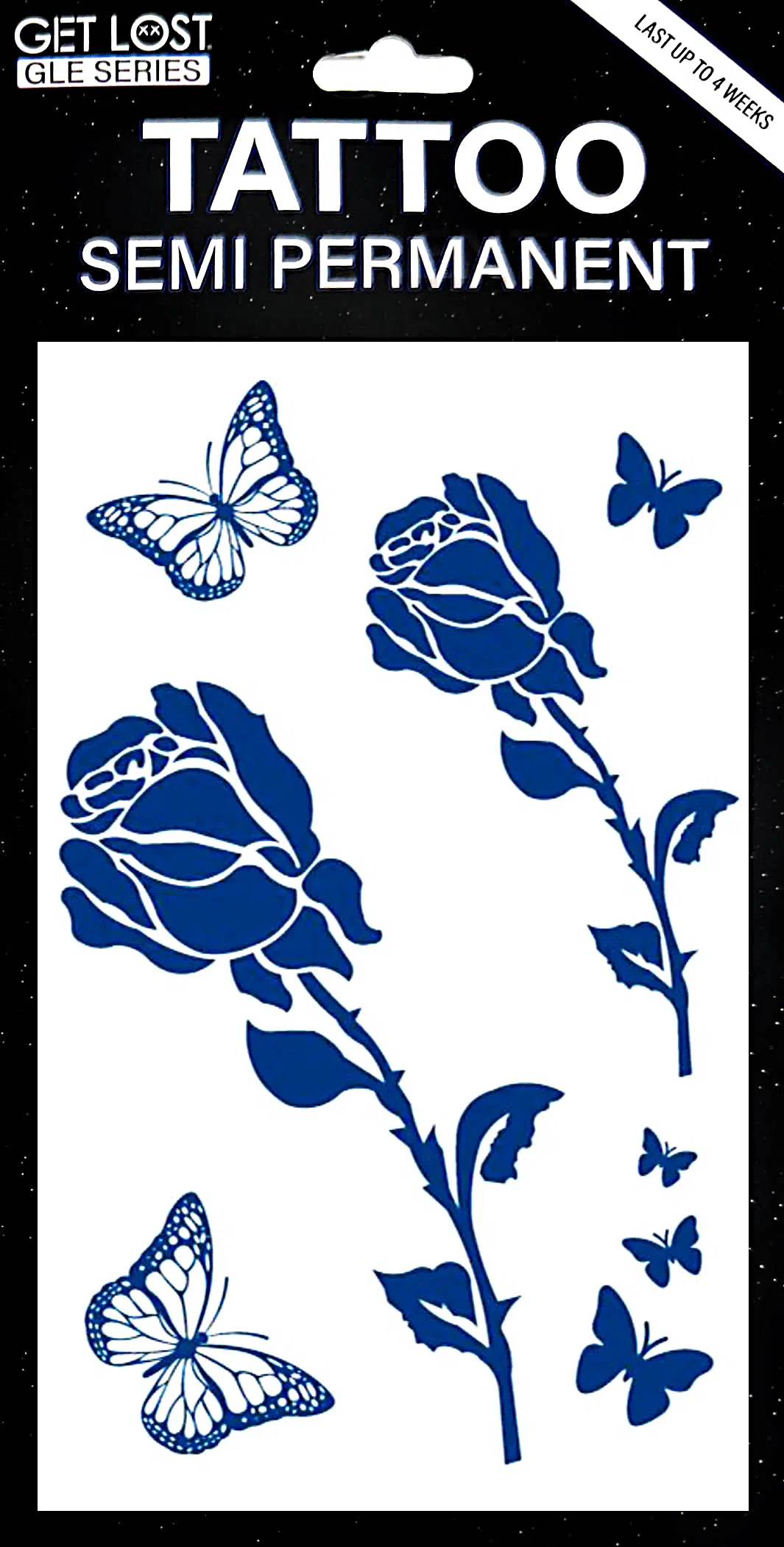 GLE-006 Semi Permanent Tattoo 4.25"x7"