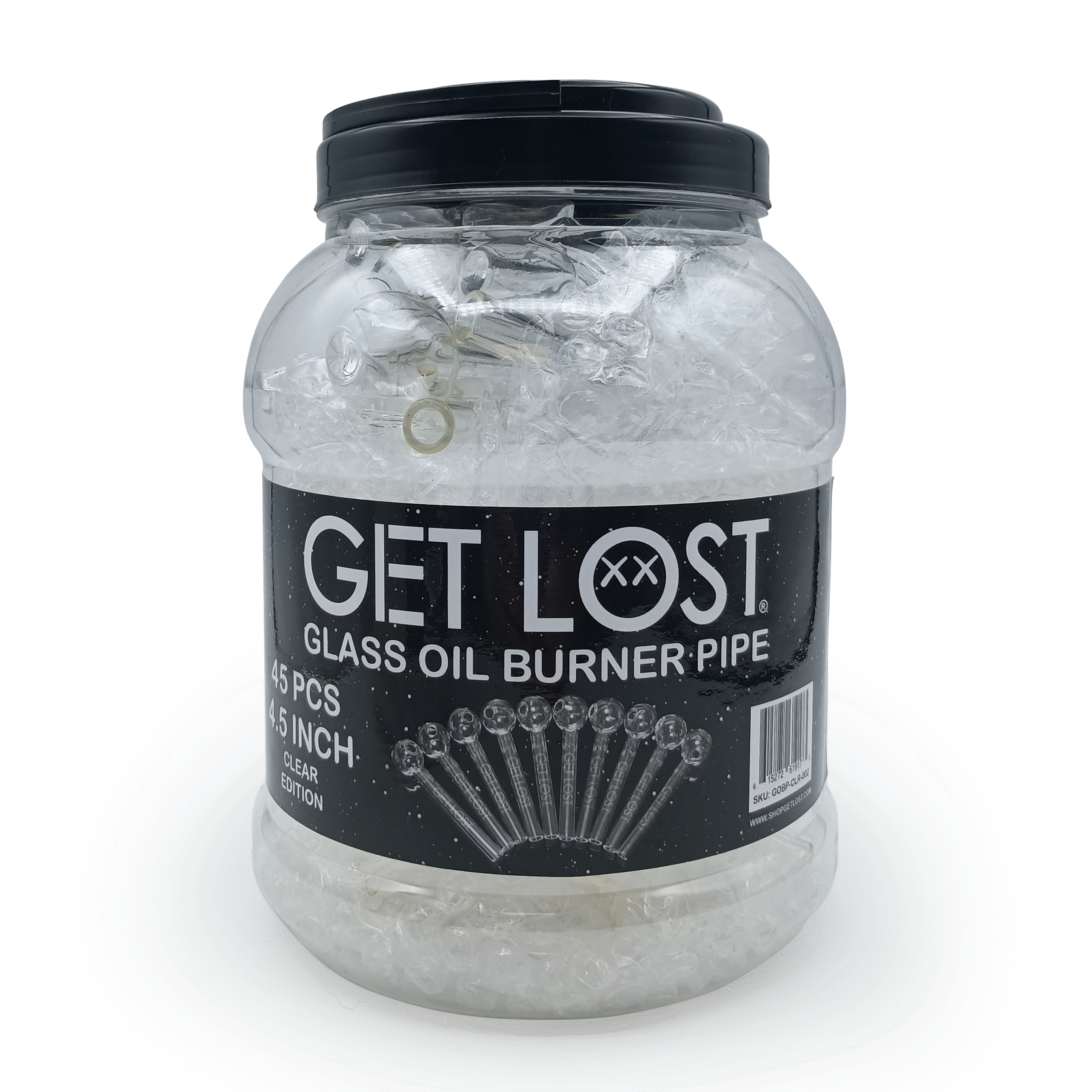 GOBP-CLR-002 - Get Lost - Glass Oil Burner Pipe Clear