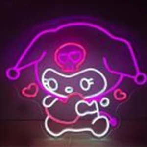 NHL-036 - Neon Hanging Light - Kuromi Dark Pink Neon