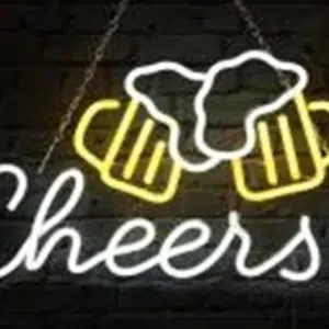NHL-051 - Neon Hanging Light - Cheers Sign