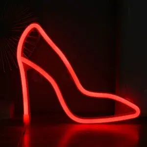 SNL-013R - Small Neon Hanging Light - High Heels Red