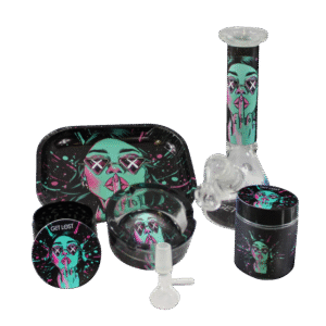 WP-GS-003 - Water Pipe Gift Set (8 in 1) (Green Girl Middle Finger)