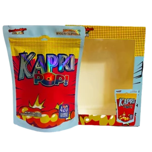 Bag-n-Box 3.5g Mylar Packaging Set (25 Count Bags + Boxes) - Kapri Pop BAGNBOX-WIN-023