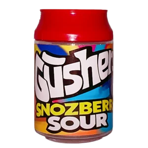 3.5g Plastic Soda Can Jar - (12 Count) Gushers Snozberry Sour CJ-35-018