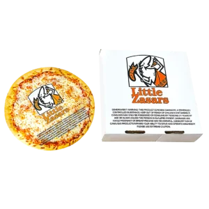Bag-n-Box 3.5g Mylar Pizza Packaging Set (12 Count Bags + Boxes) LITTLE ZASARS PNB-SHAPED-001