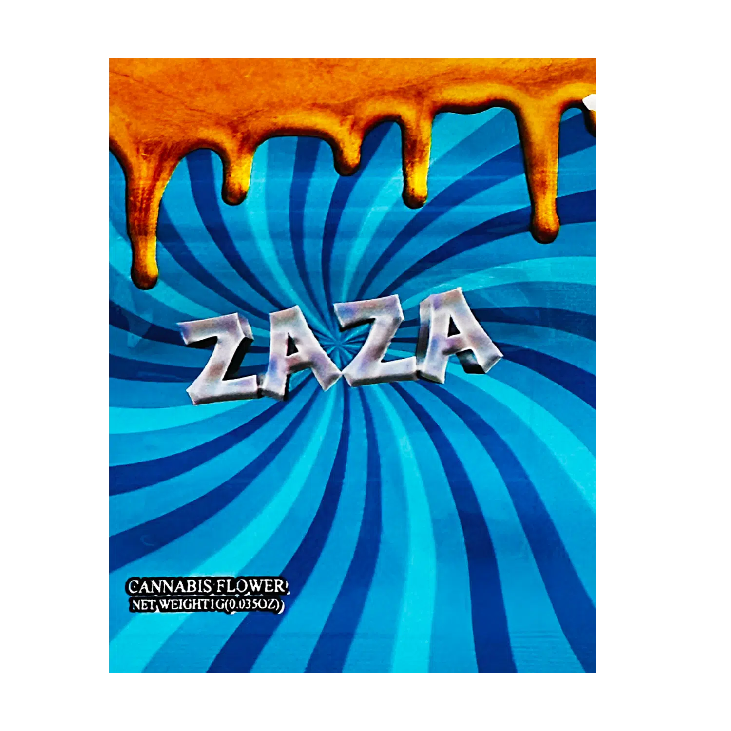 1 Gram Mylar Bag S1G Style – Premium Smell-Proof Flower Packaging - Zaza (100 Count) S1G-021