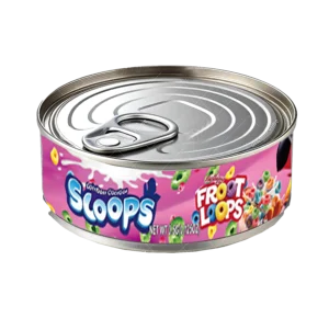 3.5g Tin Can Container - (12 Count) Scoops Froot Loops TC-35-004