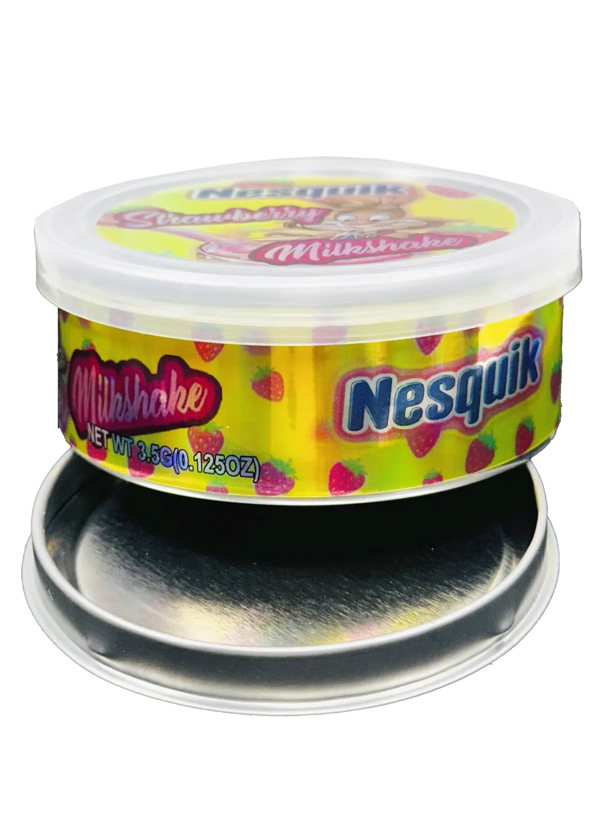 3.5g Tin Can Container - (12 Count) Nesquik Strawberry Milkshake TC-35-007 - Image 8