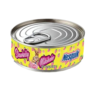 3.5g Tin Can Container - (12 Count) Nesquik Strawberry Milkshake TC-35-007